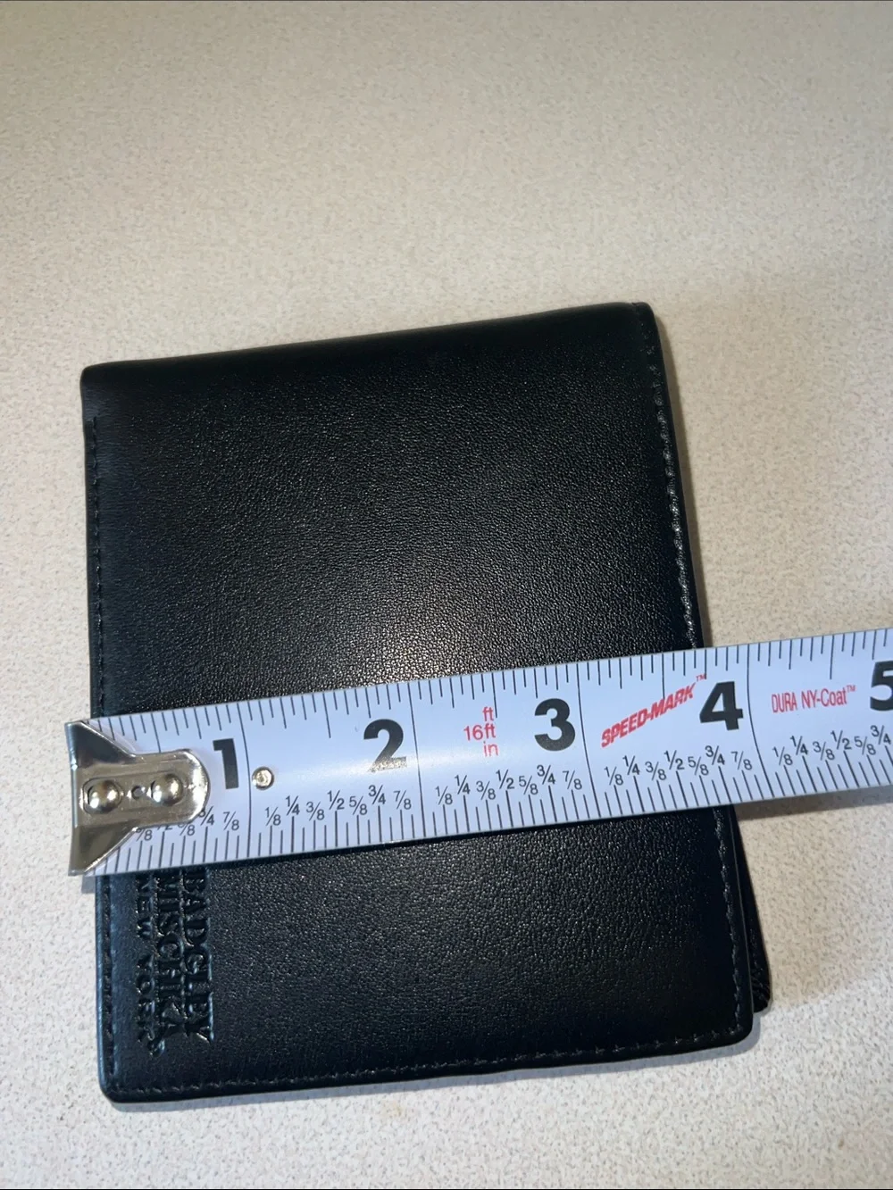 Badgley Mischka Black Leather wallet  Card & money Holder